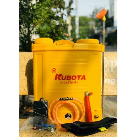 Bình xịt Điện Kubota 20L Thái Lan- 2 Bơm, 1 Bơm