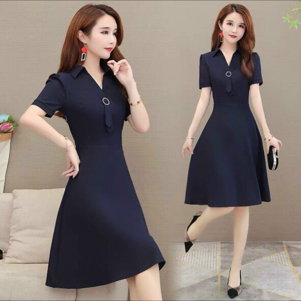 ĐẦM XÒE THIẾT KẾ ĐƠN GIẢN SIÊU XINH CHẤT VẢI CAO CẤP MỀM MỊN MÁT MẺ NEW 79 STORE