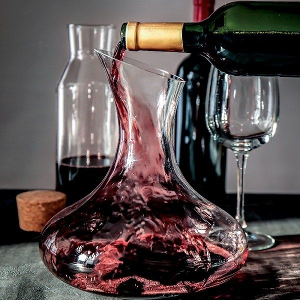 Bình thở rượu vang Decanter miệng vát 1670ml