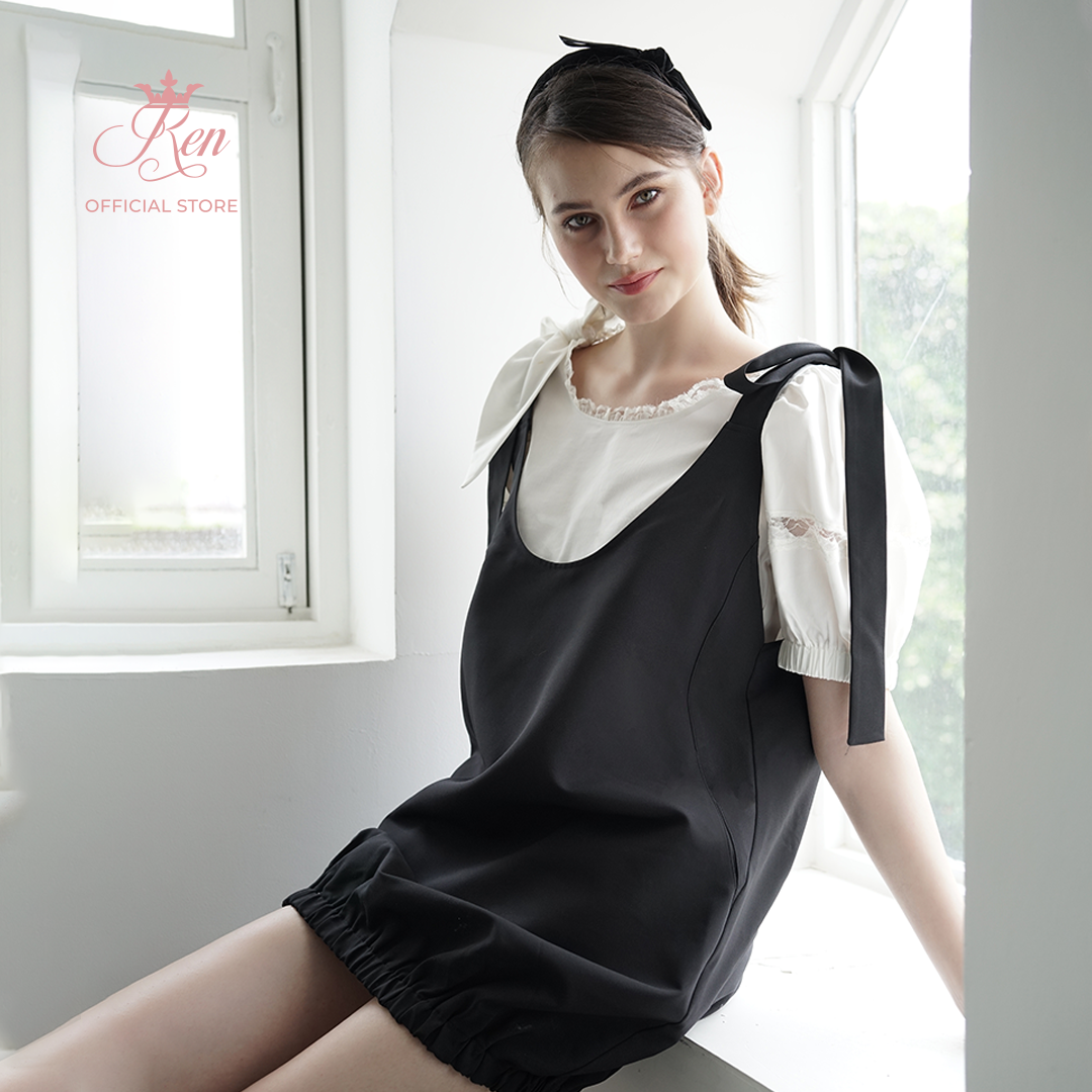 REN BY TEE - Đầm Bí Cột Nơ Vai
