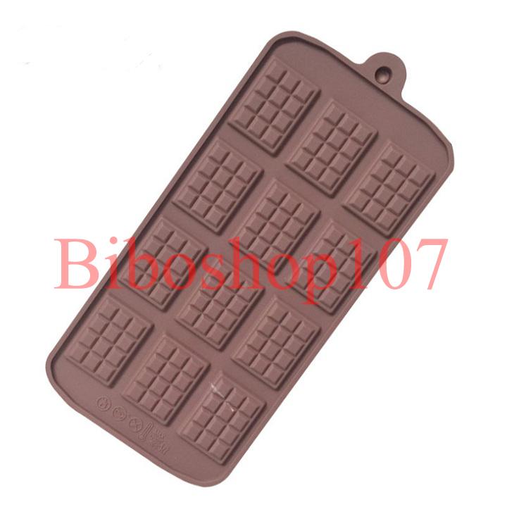 Khuôn silicon 12 thanh chocolate