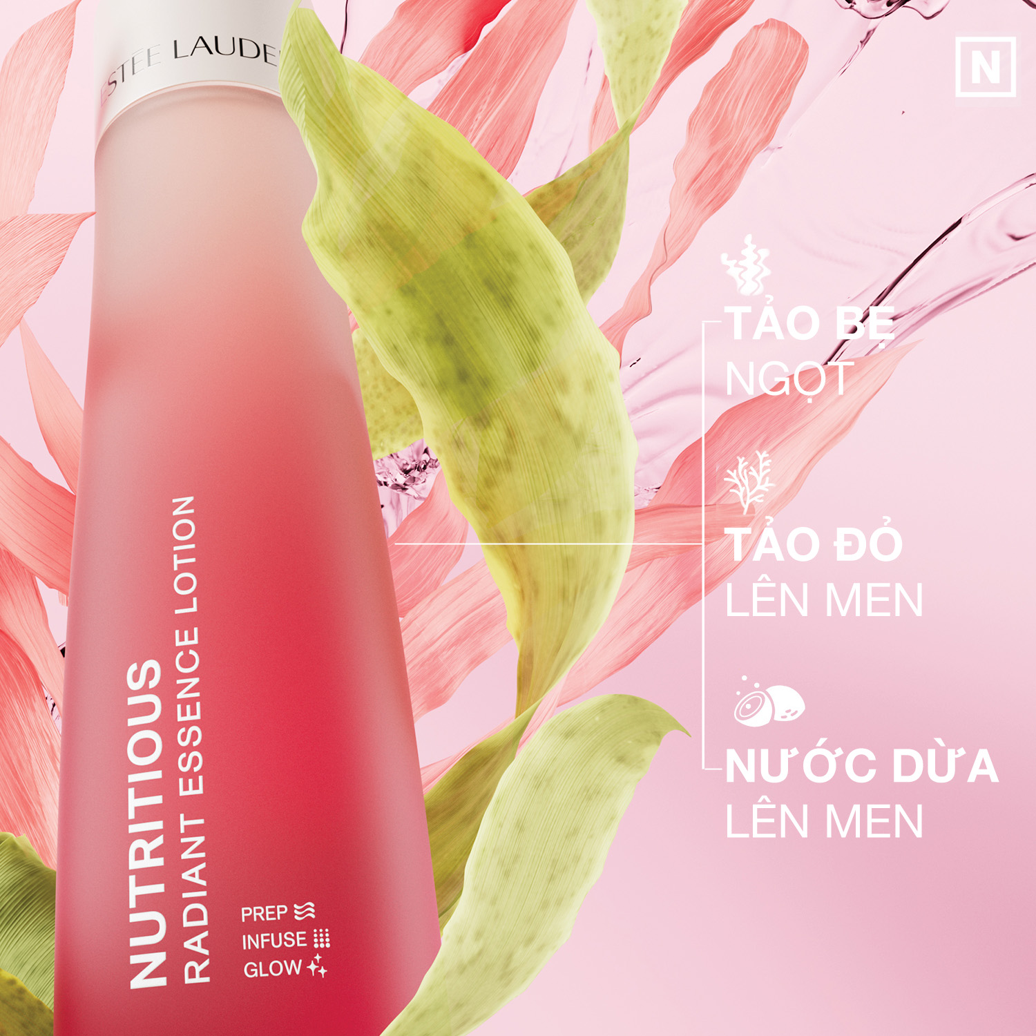 Nước thần Estee Lauder Nutritious Radiant Essence Lotion 200ml - Essence Lotion