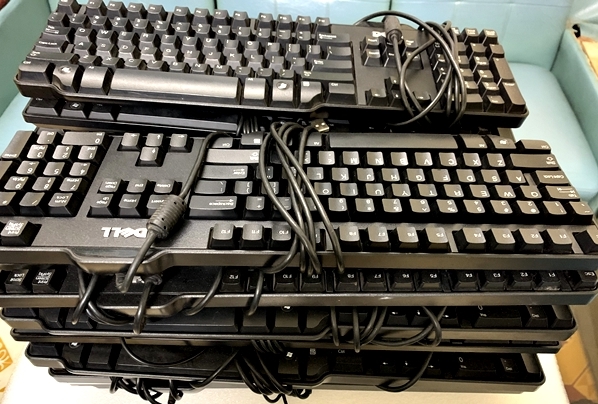 Bàn phím máy tính chuẩn USB /PS2 bóc máy
