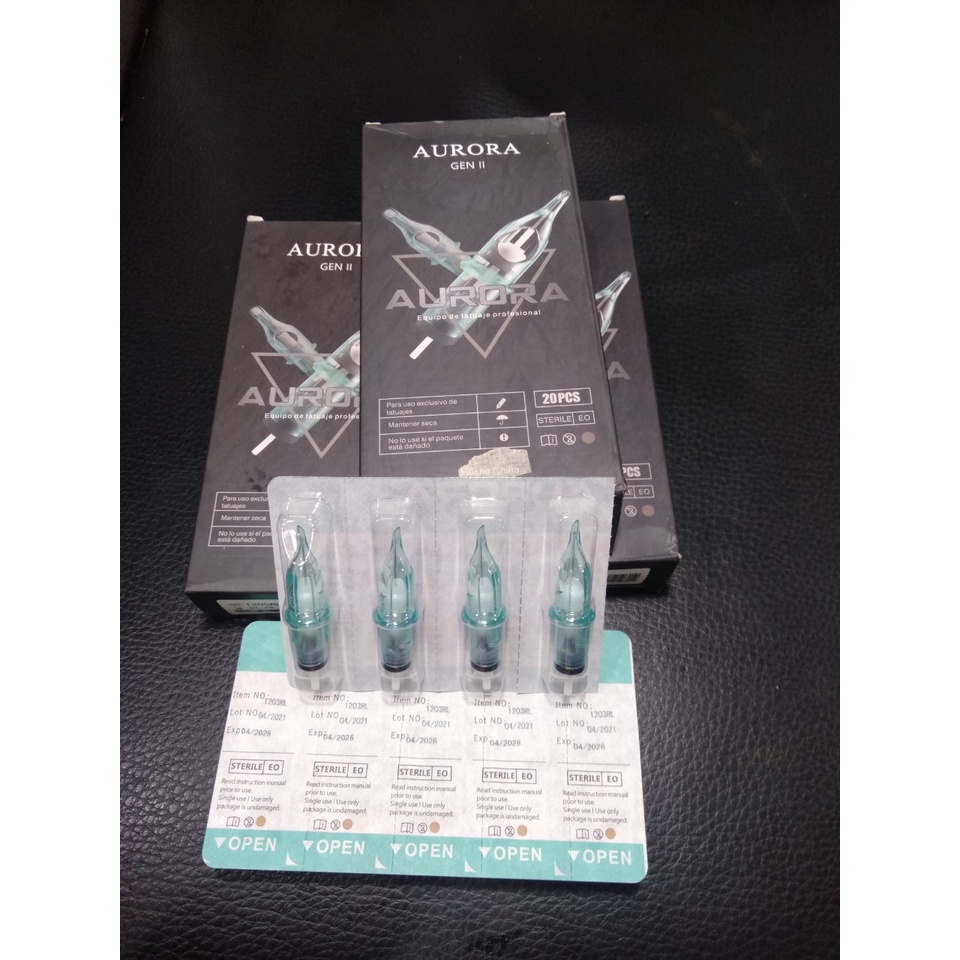 Vỉ 5 cây kim máy pen 5rl.vỉ 5 cay kim xăm aurora máy pen cao cấp