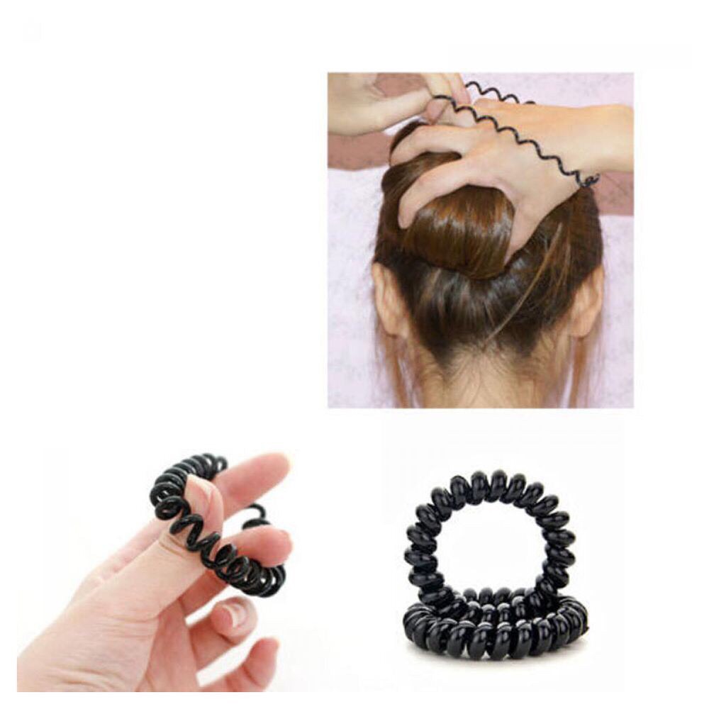 Combo 5 dây cột tóc lò xo đen siêu bền - phukienteen