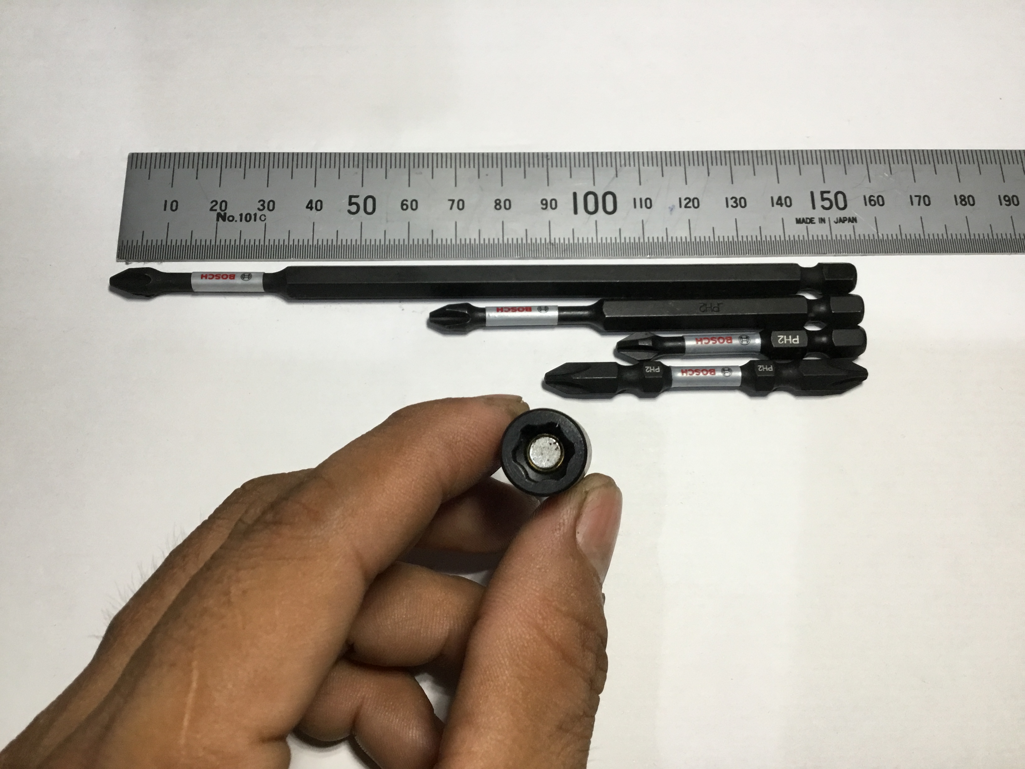 [HCM]Bộ 5 Mũi Vít Nhập Có Từ Ph2 & Đầu Bắn Tôn