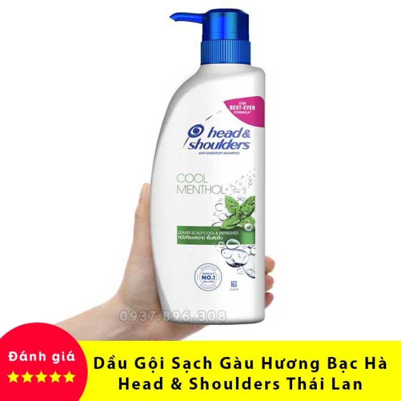 【MẪU MỚI】 Dầu Gội Sạch Gàu Head & Shoulder Hương Bạc Hà Thái Lan 450ml
