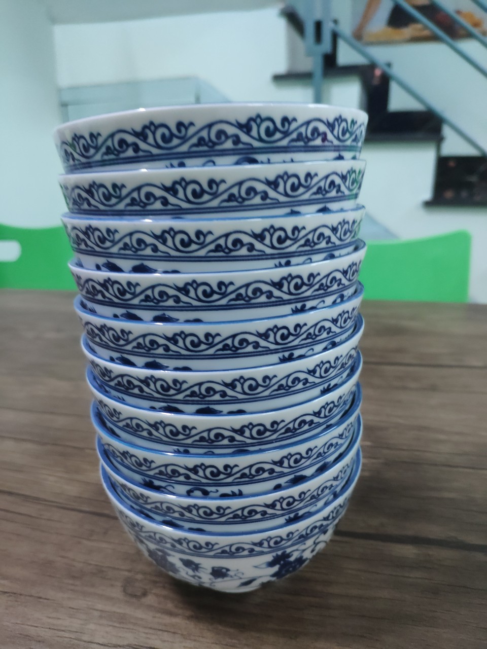 Bộ 10 chén ăn cơm  Bát Tràng