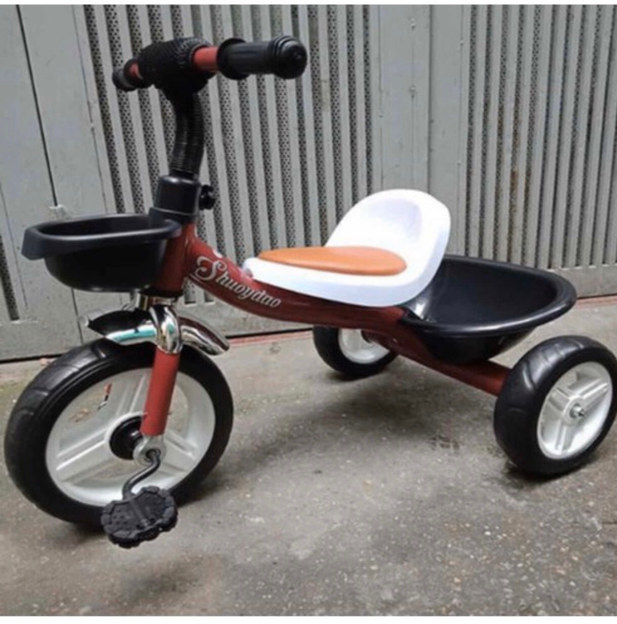 Xe đạp 3 bánh yên bọc da cao cấp
