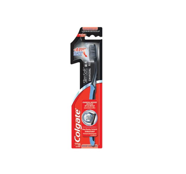 BÀN CHẢI ĐÁNH RĂNG COLGATE SLIMSOFT CHARCOAL