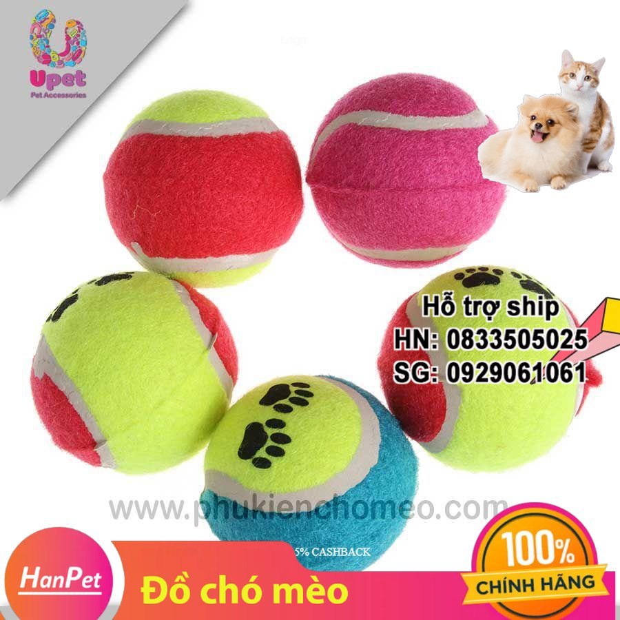 Hanpet - SP197 - Bóng tennis ( 4711784) đồ chơi chó mèo