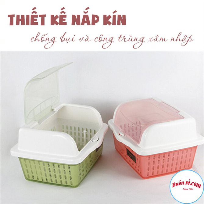 Rổ úp bát có nắp Việt Nhật, Kệ úp chén bát nhà bếp