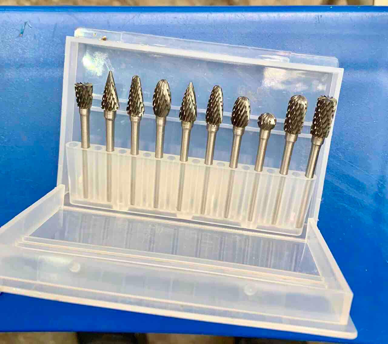 Bộ 10 mũi mài hợp kim