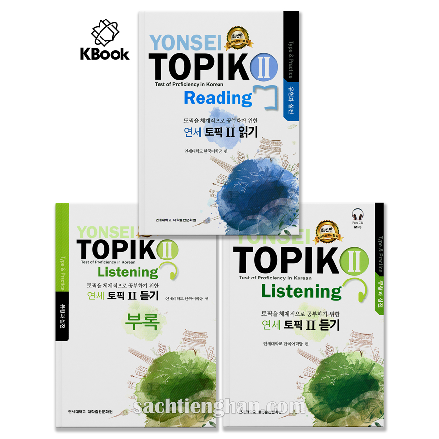 Bộ Yonsei Topik II (Listening + Reading)