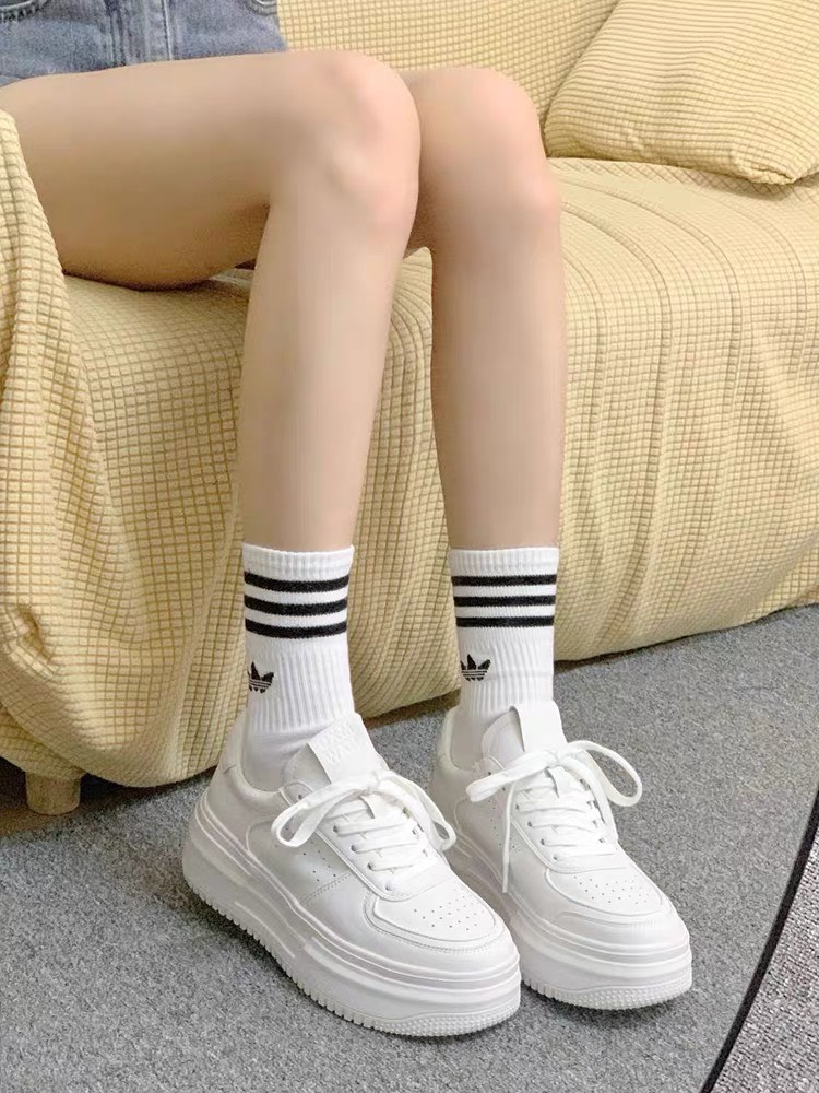 Giày Nữ Sneaker Thể Thao Full Trắng (GiàyBiBi)
