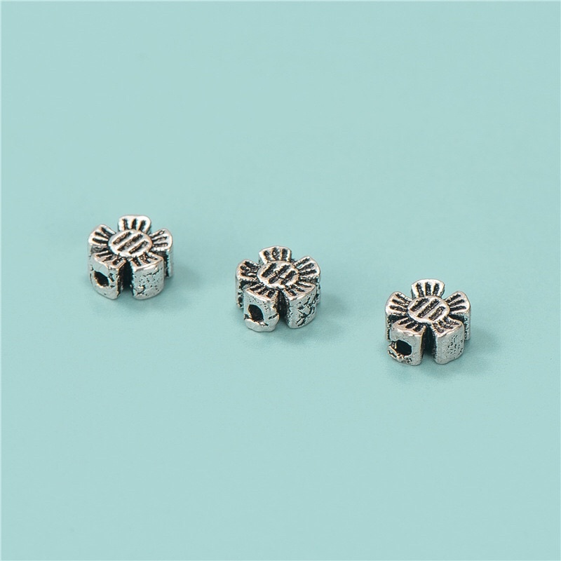 [S925] Charm bạc bông hoa 5 cánh mini - MH190