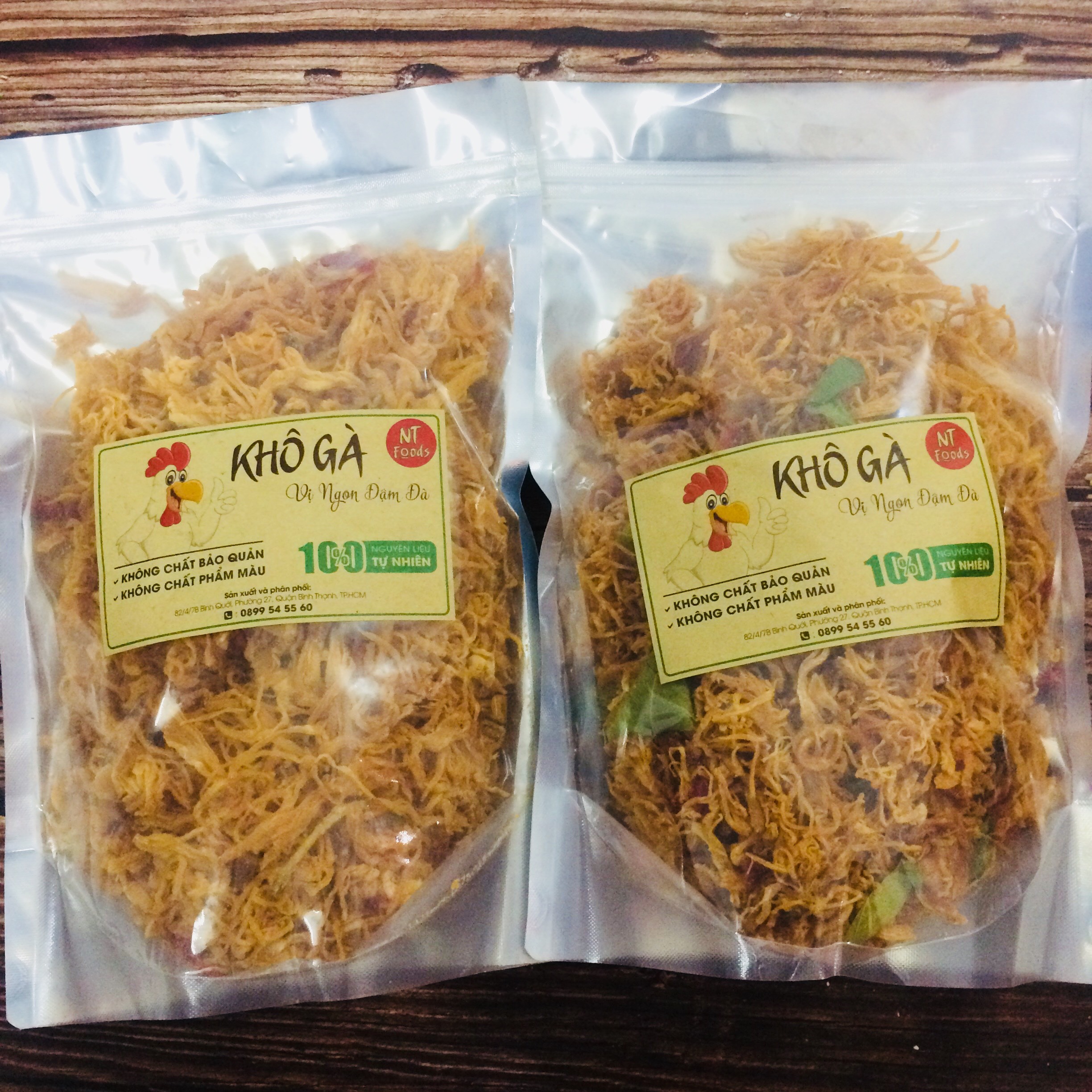 1KG KHÔ GÀ LÁ CHANH NGON Bin Bin Food