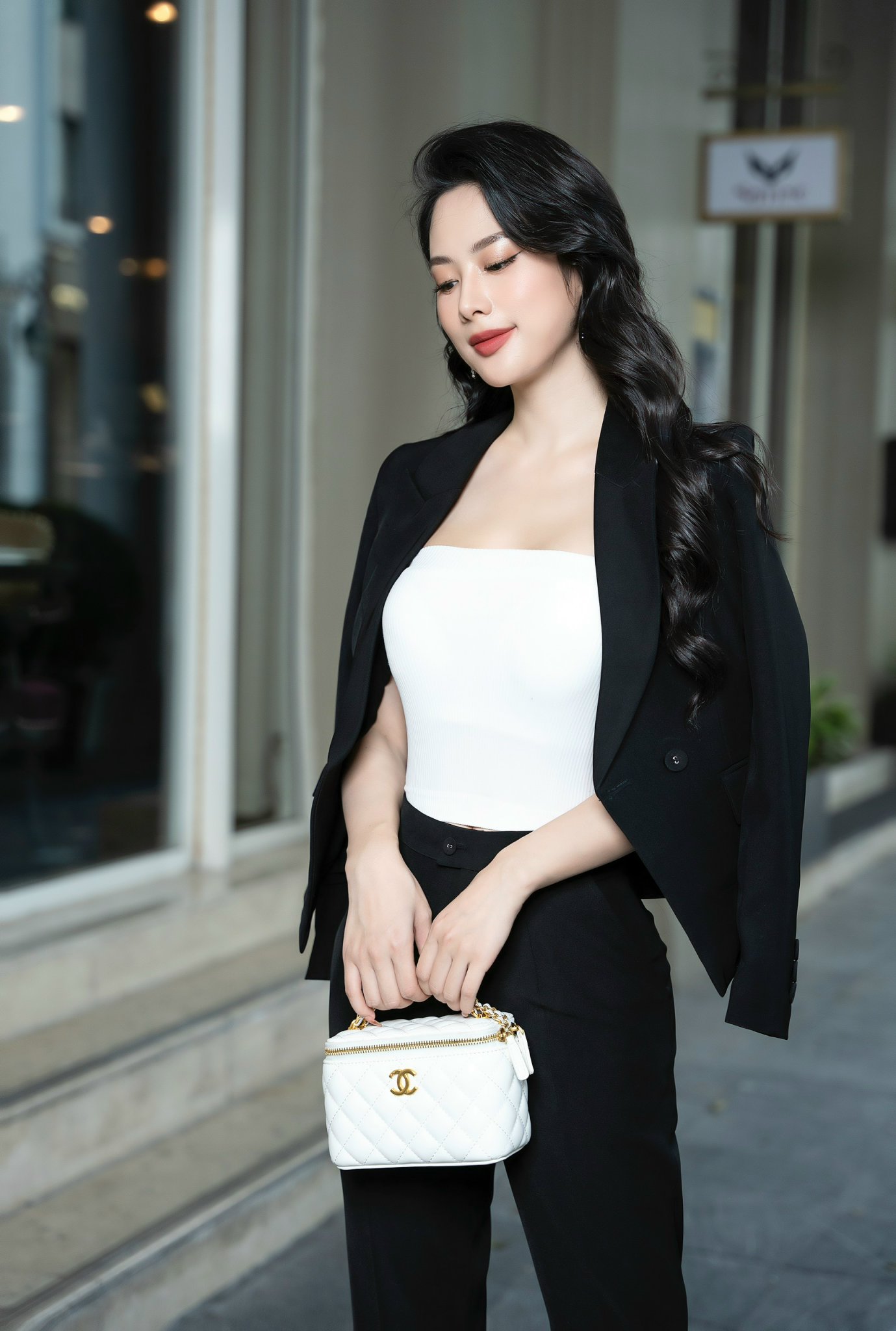 Bộ Vest Nữ Cao Cấp . Sét Vest Siêu Sang.8968