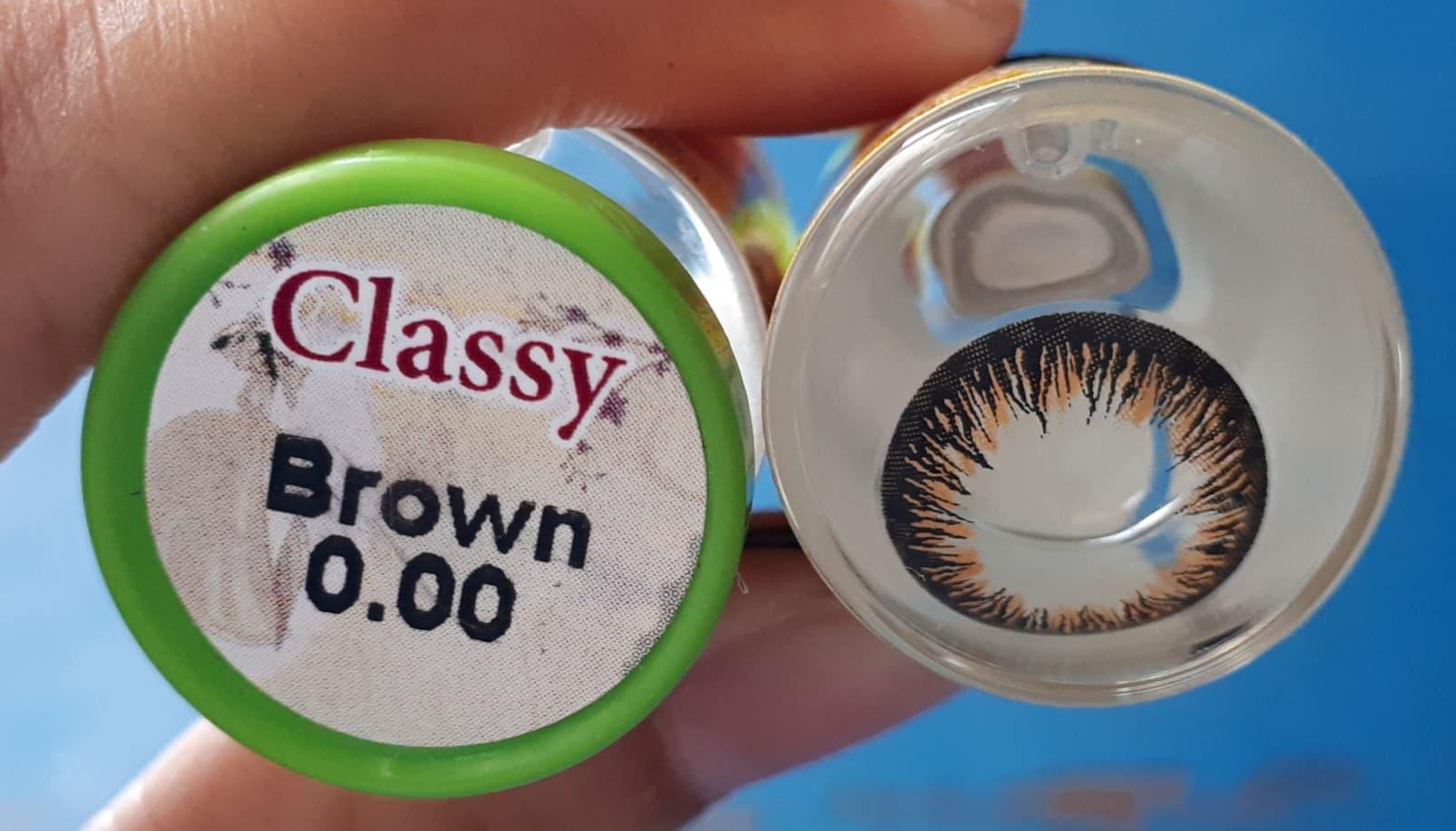 Lens Giãn Tròng Màu Brown (chọn mẫu vui lòng inbox Shop)