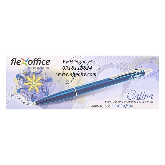 [HCM]BỘ 10 BÚT BI FLEXOFFICE FO-030