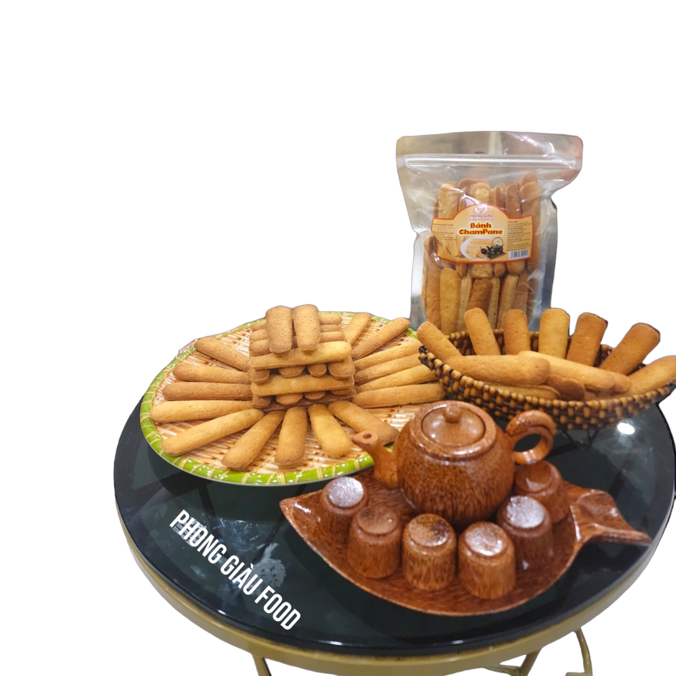 BÁNH CHAMPANE KHÔNG ĐƯỜNG ( PHONG GIÀU FOOD )