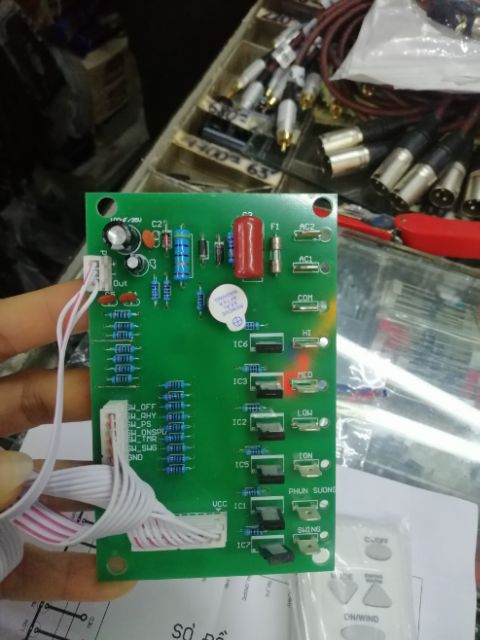 Bộ mạch kèm khiển quạt hơi nước