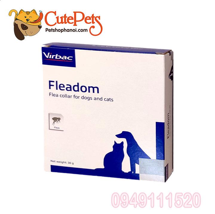 [HOÀN TIỀN 10%]Vòng cổ chống rận Fleadom Virbac - CutePets