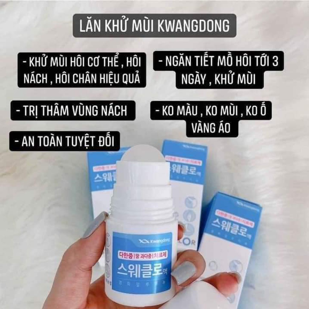 Lăn khử mùi Kwangdong Sweatclor 30ml - Hàn Quốc