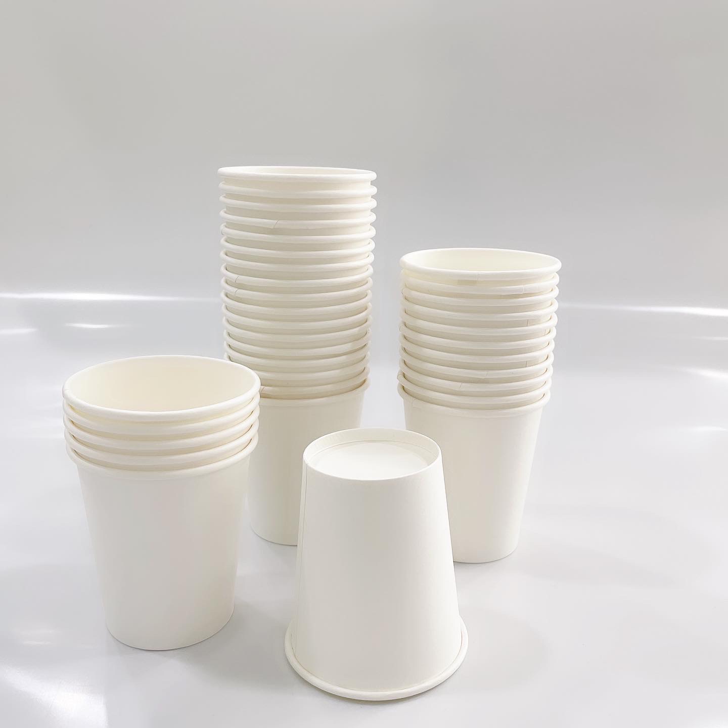 [KV] Ly giấy 6.5oz~192ml - Lốc 50 ly giấy trơn