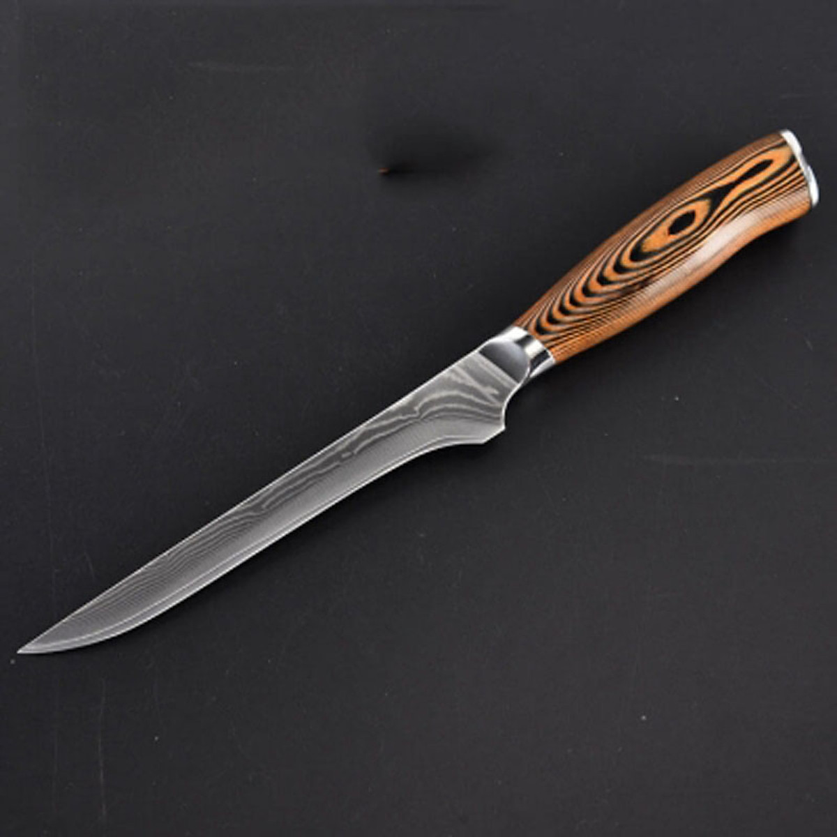 Dao bếp nhật bản classic boning thép damascus mã hdt120