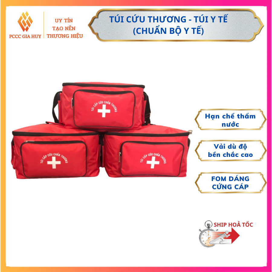 TÚI CỨU THƯƠNG - TÚI Y TẾ (CHUẨN BỘ Y TẾ) dùng trong Cứu hộ cứu nạn