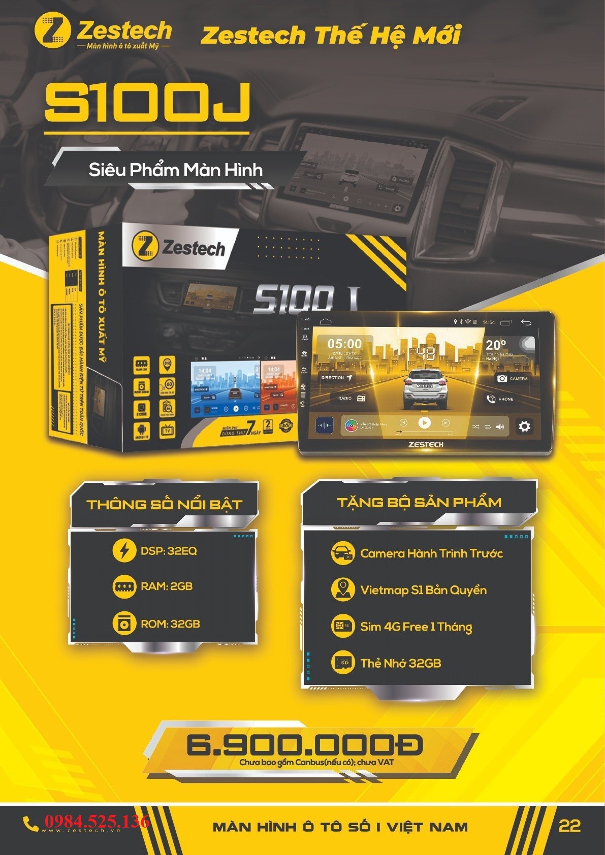 Androi zestech s100j android screen 2gb, rom 32gb
