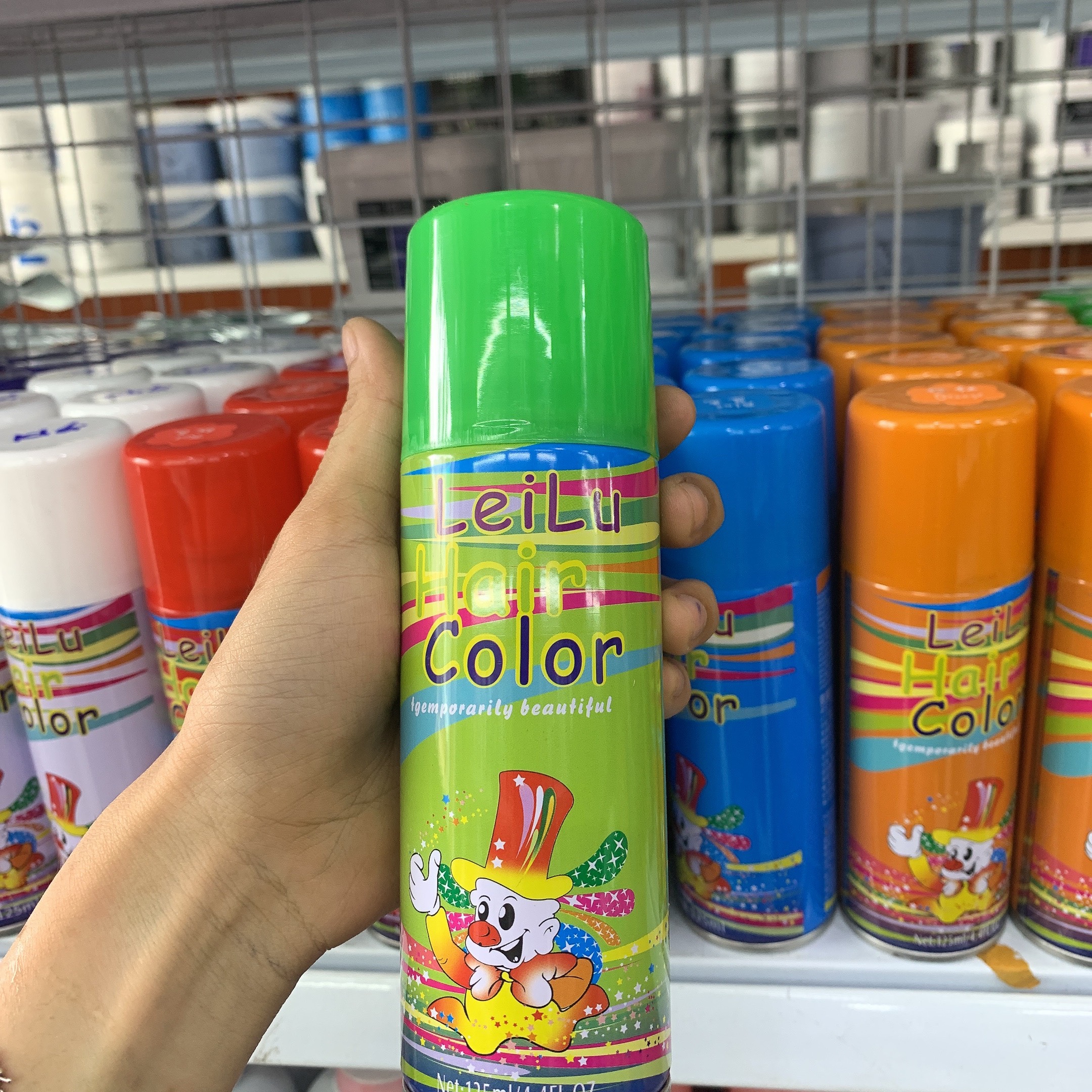 Keo xịt màu tóc tạm thời 125ml