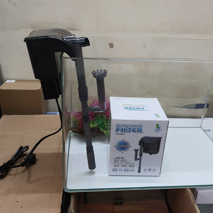 Máy Lọc thác Mini jeneca xp07 dành cho bể cá. hồ cá cảnh 25-40cm
