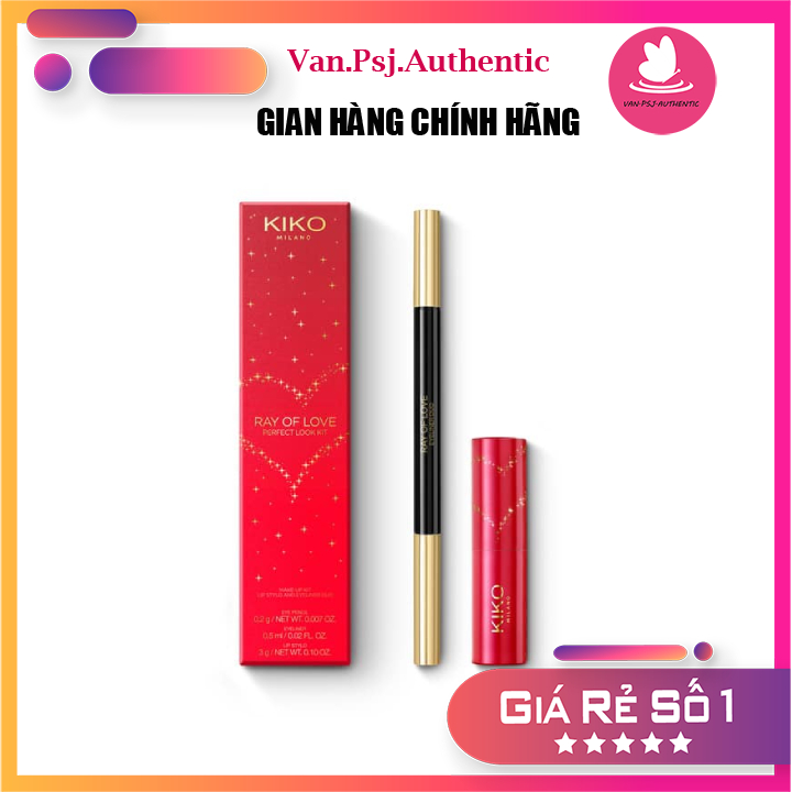 BỘ 2 MÓN SON + KẺ MẮT KIKO