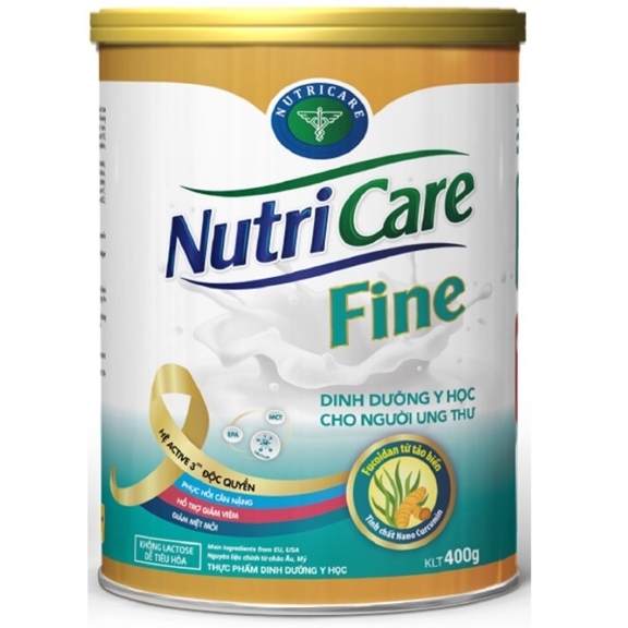 Sữa Nutricare fine cho người bị ung thư 400g (CAM KẾT CHÍNH HÃNG DATE MỚI)