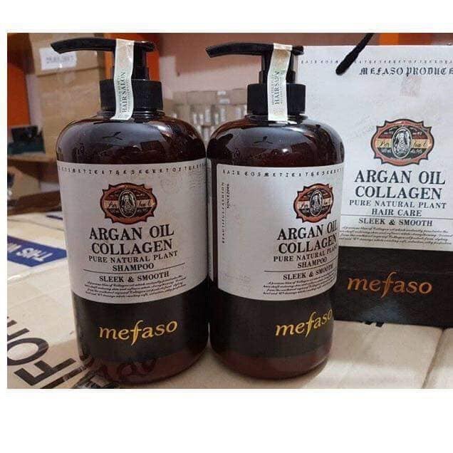 Cặp dầu gội xả Collagen mefaso
