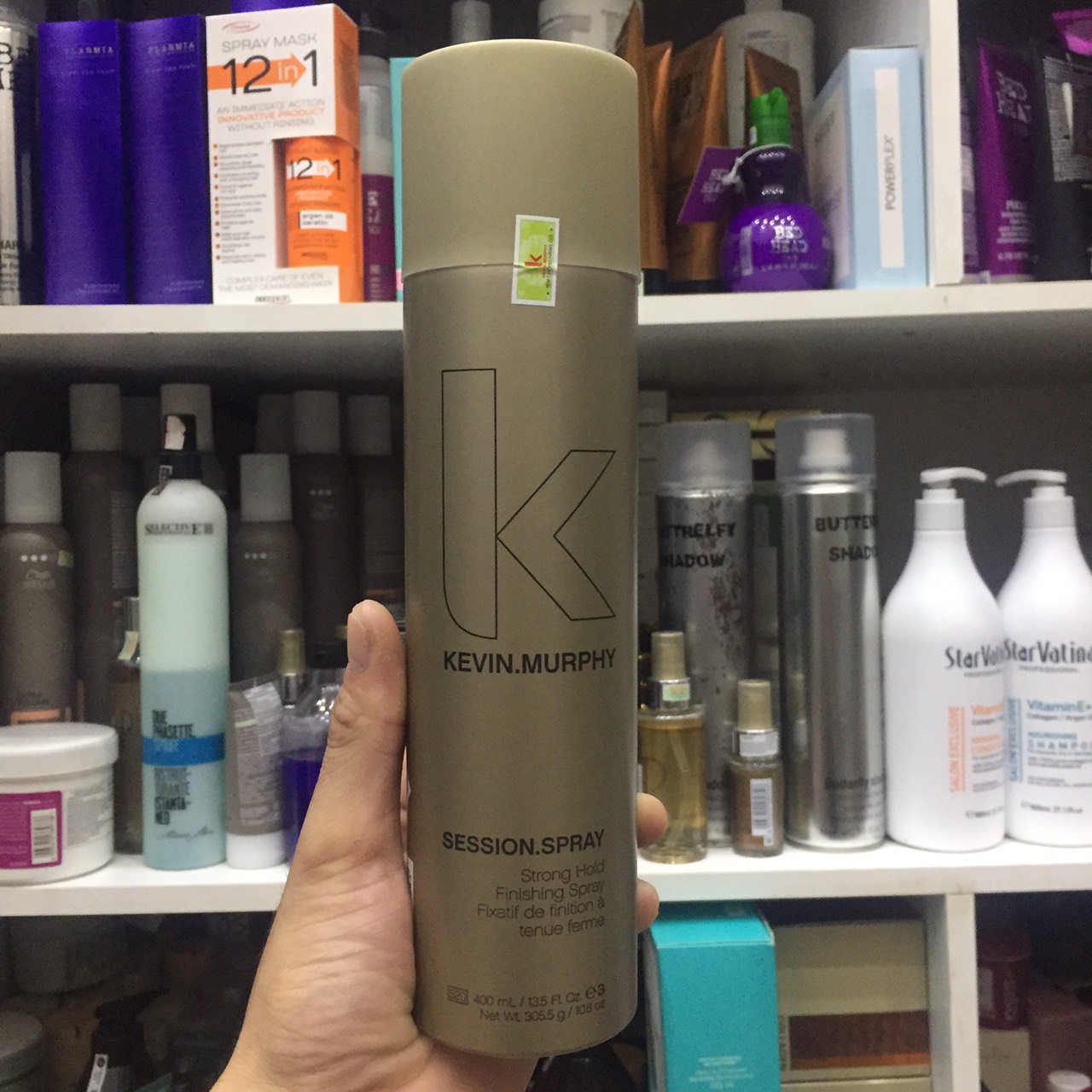 Gôm xịt dạng cứng KEVIN.MURPHY SESSION SPRAY 370ml
