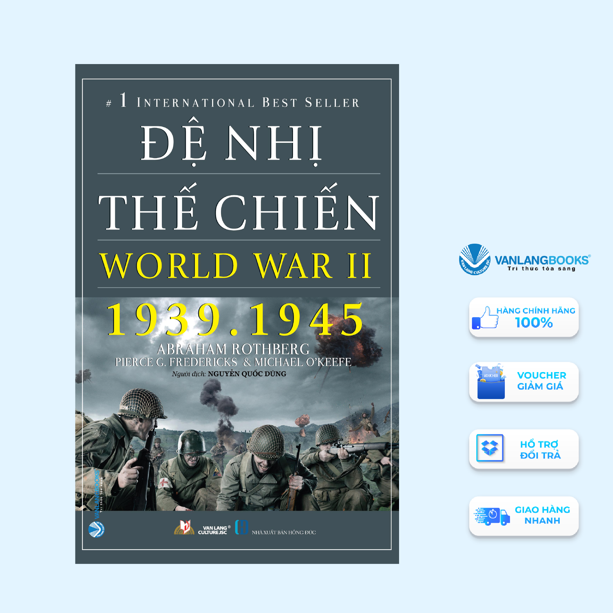 Sách - đệ nhị thế chiến 1939 -1945 - tác giả: abraham rothberg-vanlangbooks