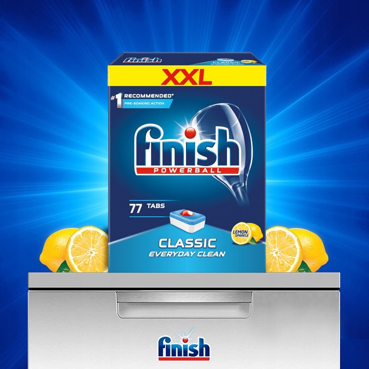 Viên rửa bát Finish Quantum