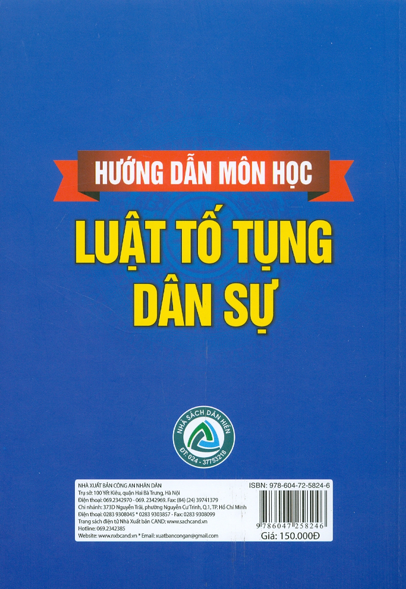 Hướng Dẫn Môn Học Luật Tố Tụng Dân Sự (Sách Chuyên Khảo)