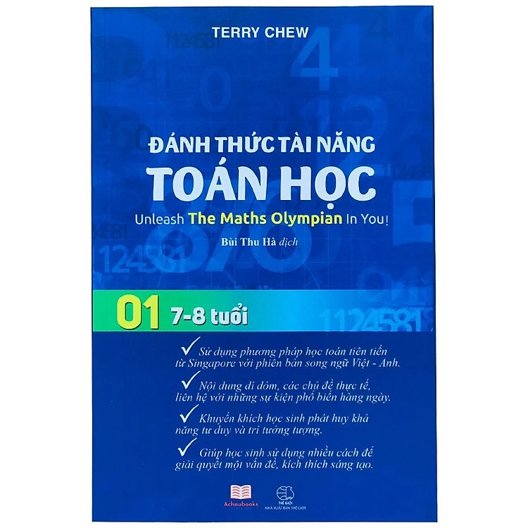 Mom 1-8 year-old math intelligence book-Vietnamese-Grade 1, Grade 2 -Asian educational book
