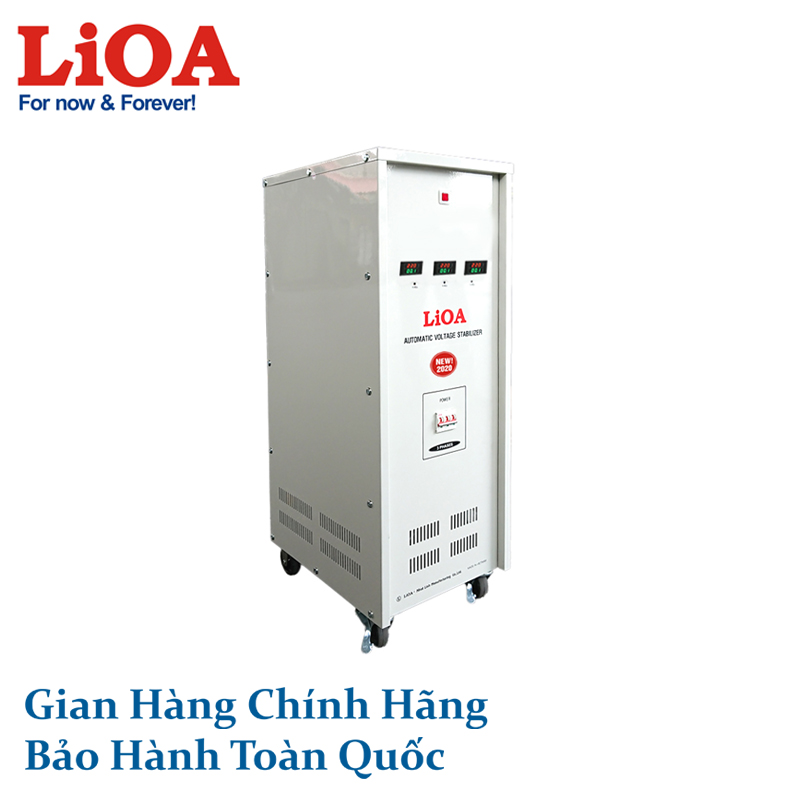 [Trả góp 0%] Ổn áp 3 pha LiOA SH3-10KII NEW2020