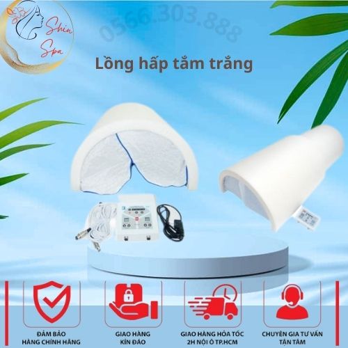 Lồng hấp tắm trắng giảm béo 2 mảnh chuyên dùng trong spa