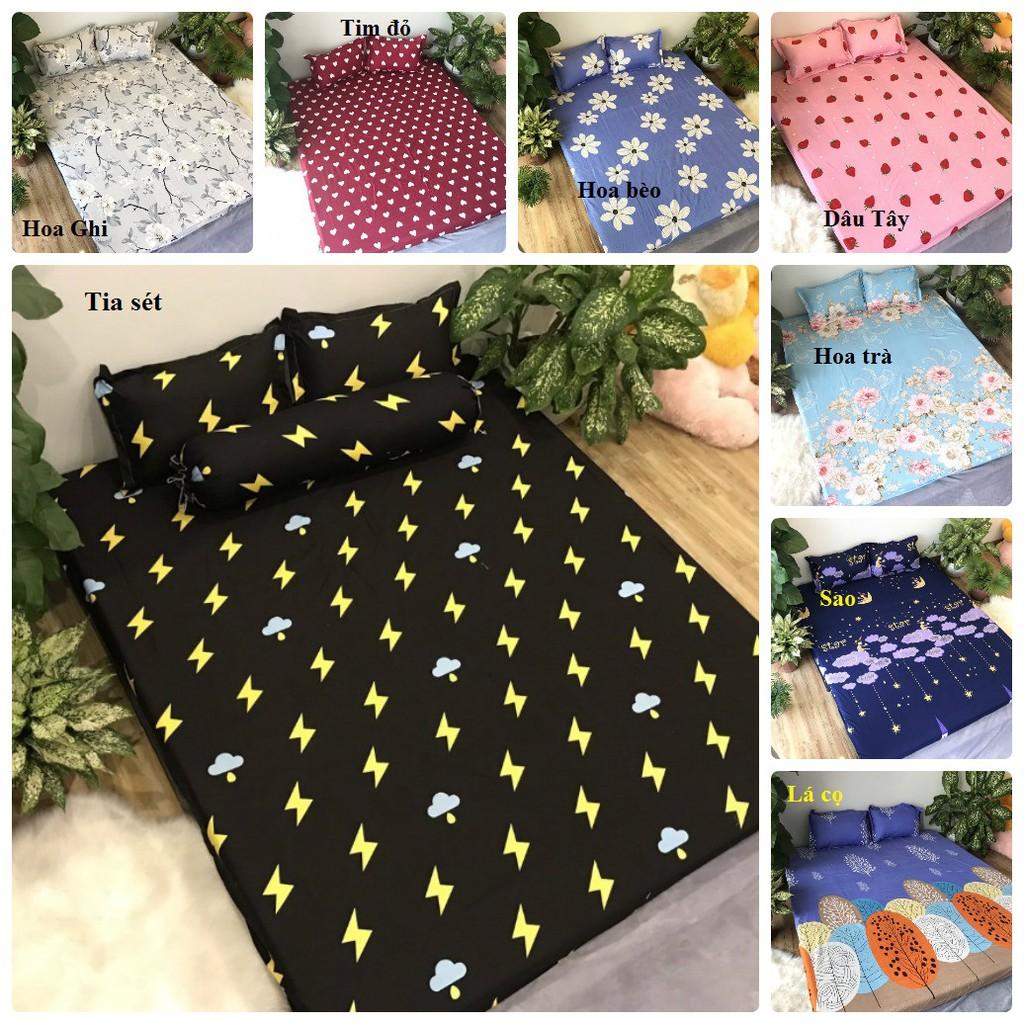1 ga 2 vỏ gối nằm poly cotton nhiều mẫu