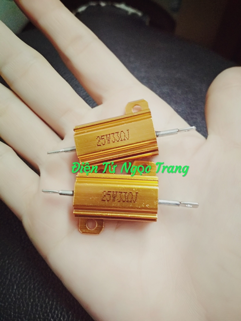 2 Điện trở nhôm 33 Ôm 25w