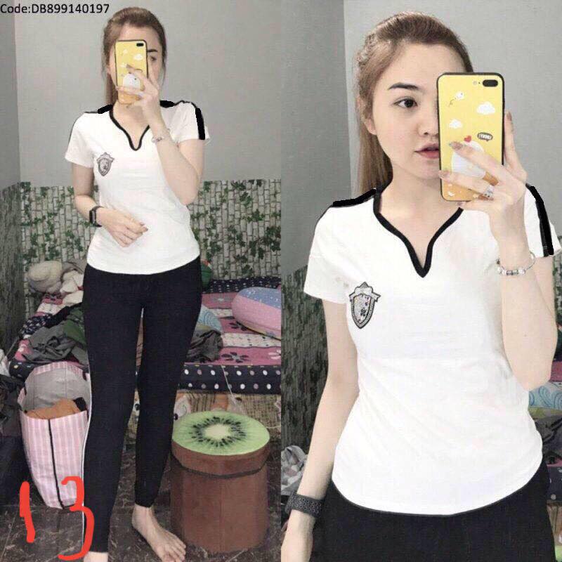 [HCM]SET BỘ THỜI TRANG CỔ TIM THIÊU LOGO SIEU XINH TTCC