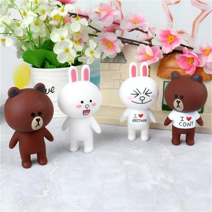 Móc khóa gấu nâu Brown siêu cute