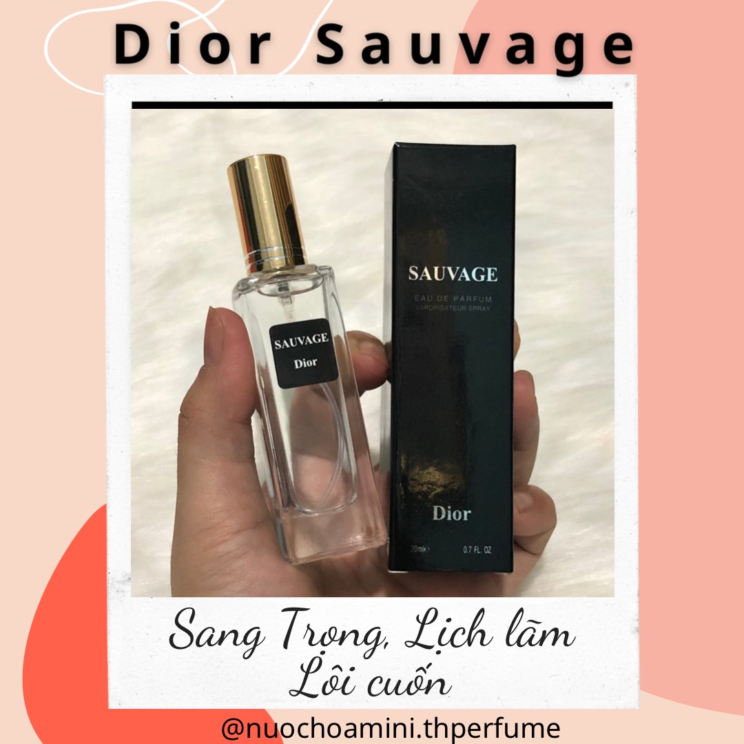 Nước hoa nam Dior Sauvage EDT 102030ml Chính Hãng  Parfumerievn