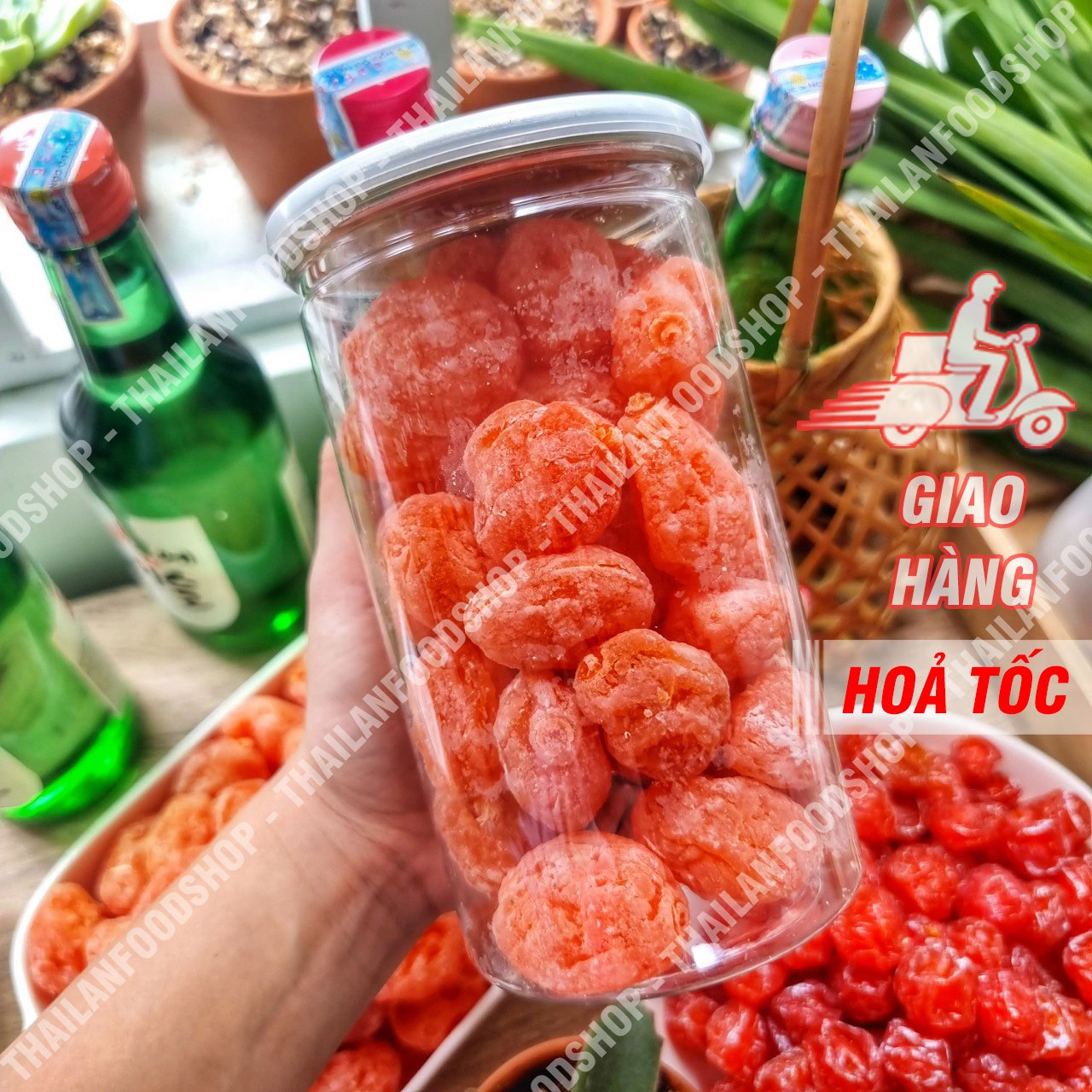 Xí Muội Mơ ( Xí Muội Đào ) Đà Lạt - Lon 500gr